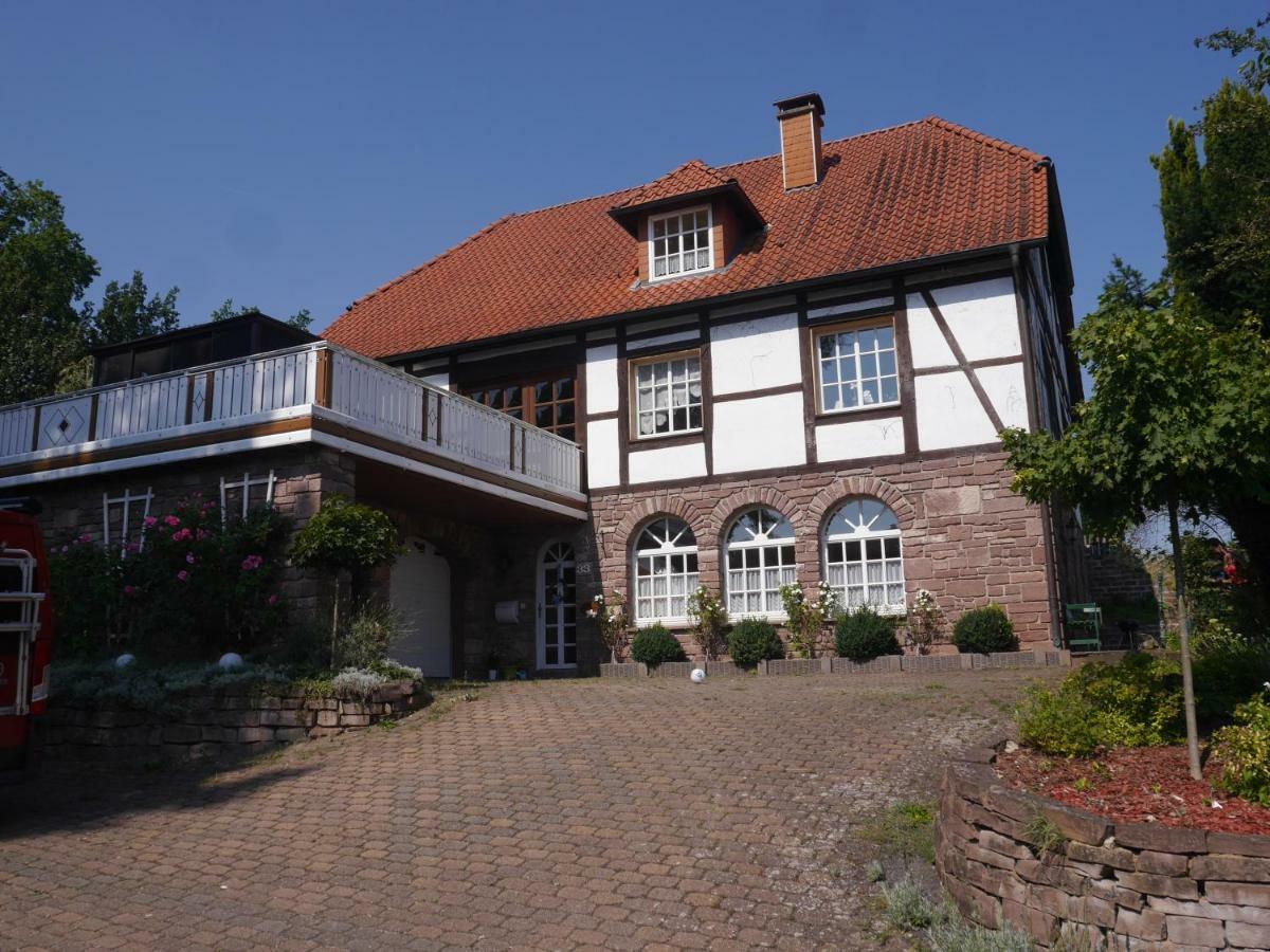 Ferienwohnung Weserblick Polle Luaran gambar